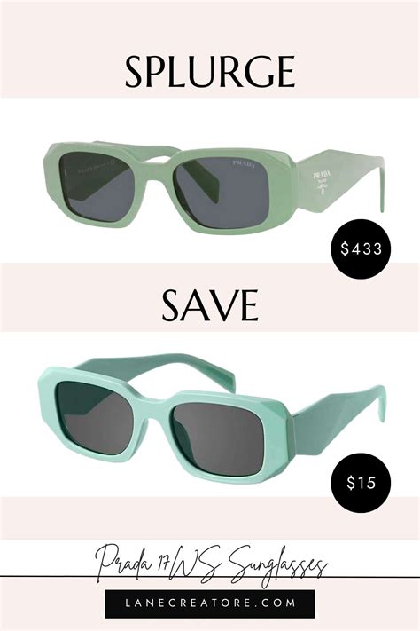 prada 17ws dupe|Prada Sunglasses: Get the Designer Look on Amazon .